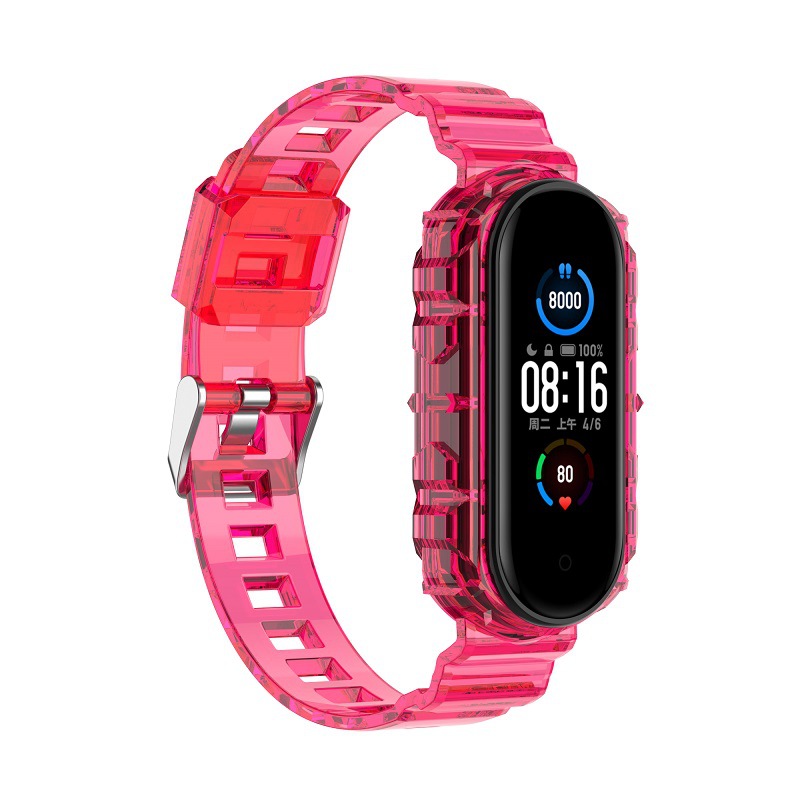 Bakeey-Crystal-Transparent-Comfortable-Lightweight-Pure-TPU-Watch-Band-Strap-Replacement-for-Xiaomi--1861937-11