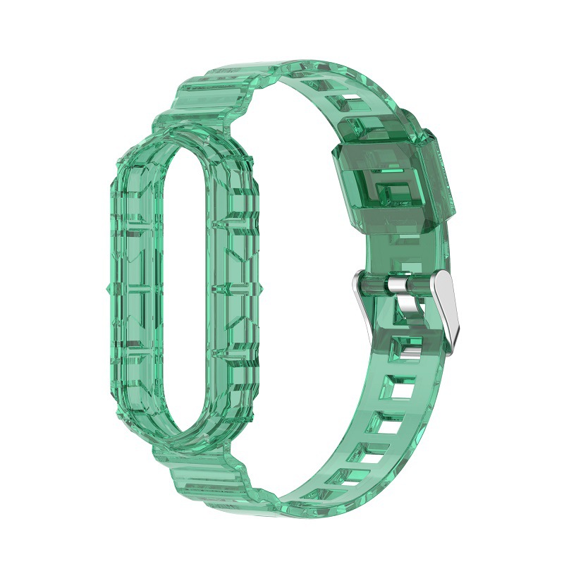 Bakeey-Crystal-Transparent-Comfortable-Lightweight-Pure-TPU-Watch-Band-Strap-Replacement-for-Xiaomi--1861937-3