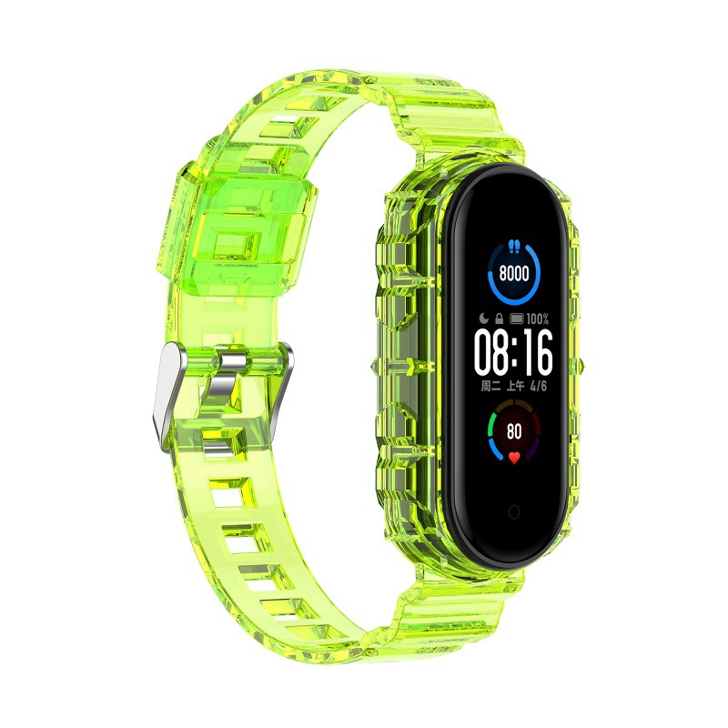 Bakeey-Crystal-Transparent-Comfortable-Lightweight-Pure-TPU-Watch-Band-Strap-Replacement-for-Xiaomi--1861937-10
