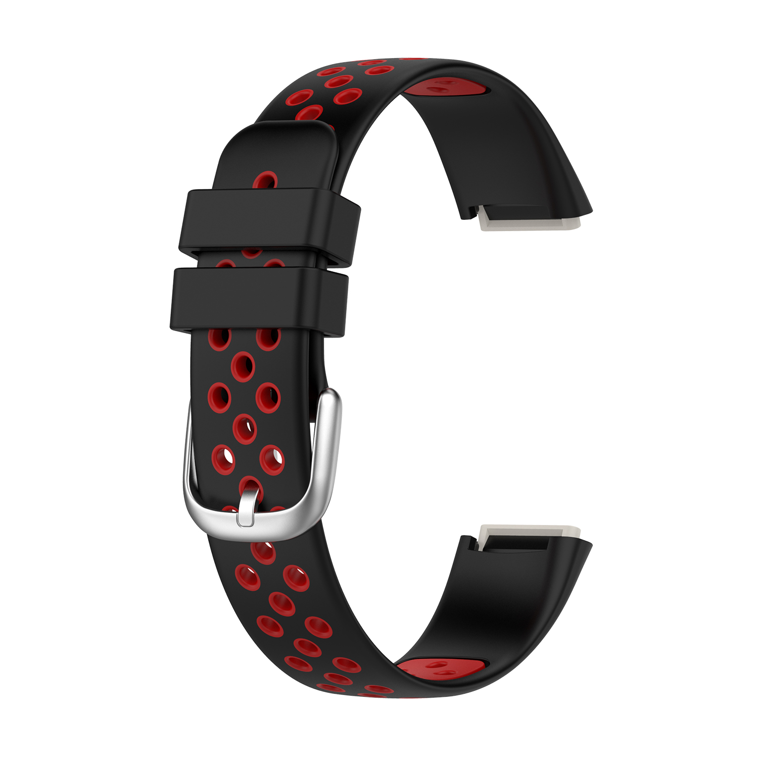 Bakeey-Double-Color-Pattern-Breathable-Sweatproof-Soft-Silicone-Watch-Band-Strap-Replacement-for-Fit-1886285-11