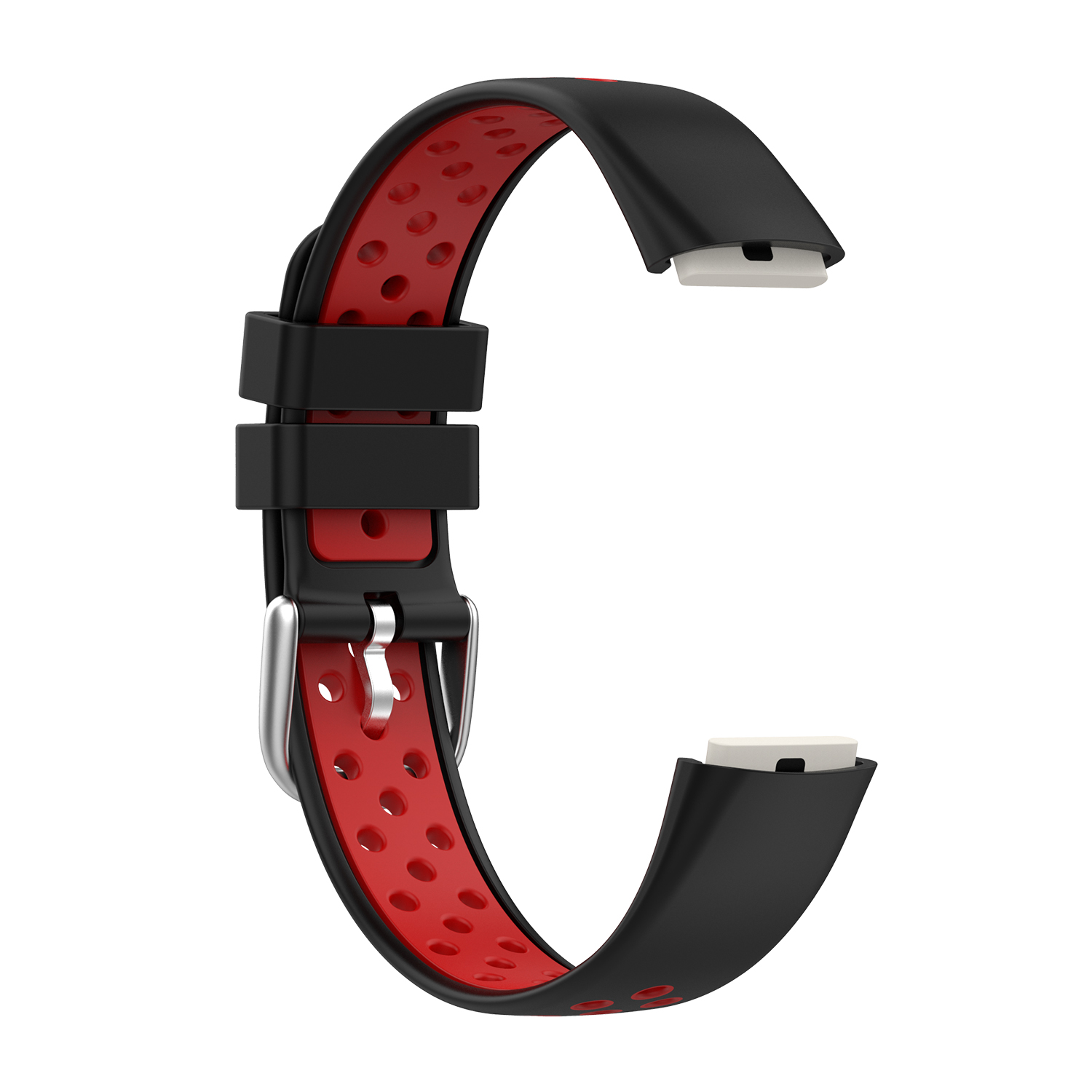 Bakeey-Double-Color-Pattern-Breathable-Sweatproof-Soft-Silicone-Watch-Band-Strap-Replacement-for-Fit-1886285-12
