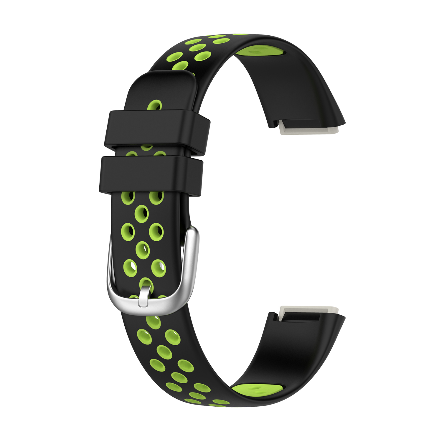 Bakeey-Double-Color-Pattern-Breathable-Sweatproof-Soft-Silicone-Watch-Band-Strap-Replacement-for-Fit-1886285-13