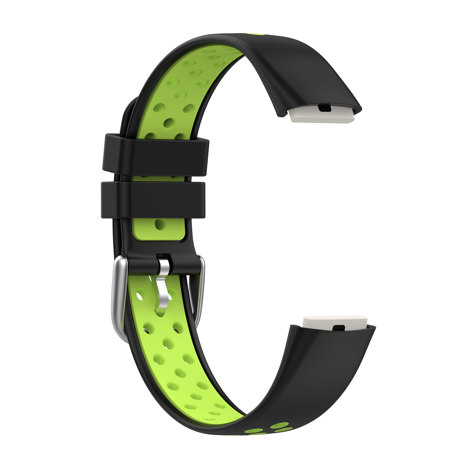 Bakeey-Double-Color-Pattern-Breathable-Sweatproof-Soft-Silicone-Watch-Band-Strap-Replacement-for-Fit-1886285-14