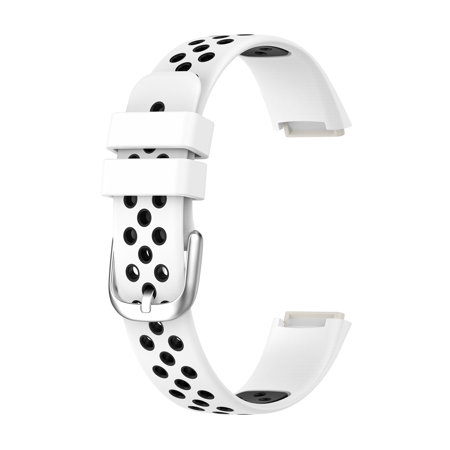 Bakeey-Double-Color-Pattern-Breathable-Sweatproof-Soft-Silicone-Watch-Band-Strap-Replacement-for-Fit-1886285-17