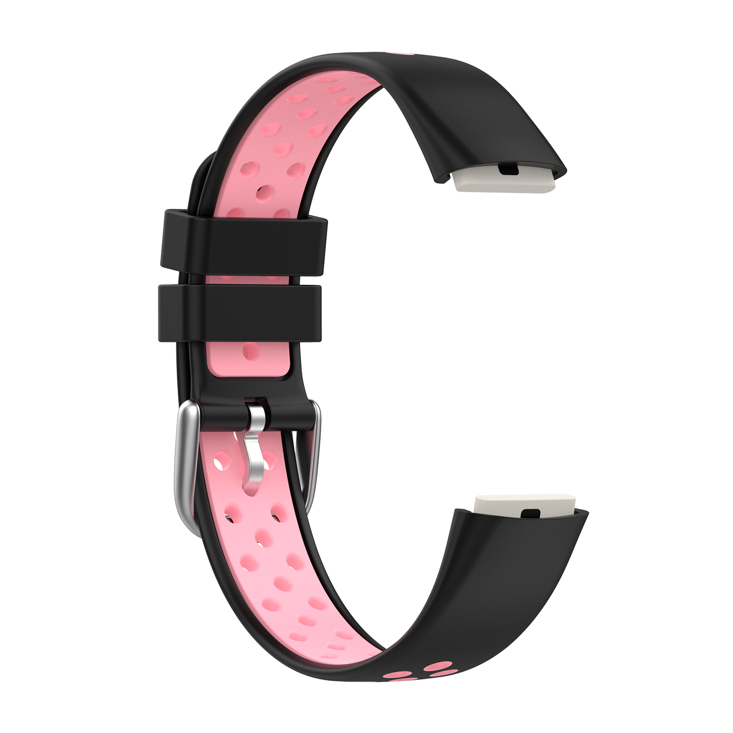 Bakeey-Double-Color-Pattern-Breathable-Sweatproof-Soft-Silicone-Watch-Band-Strap-Replacement-for-Fit-1886285-20