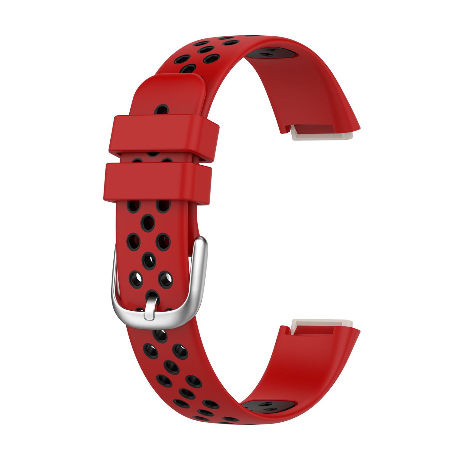 Bakeey-Double-Color-Pattern-Breathable-Sweatproof-Soft-Silicone-Watch-Band-Strap-Replacement-for-Fit-1886285-21