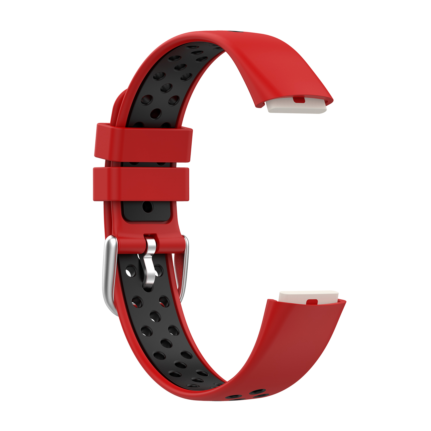 Bakeey-Double-Color-Pattern-Breathable-Sweatproof-Soft-Silicone-Watch-Band-Strap-Replacement-for-Fit-1886285-22