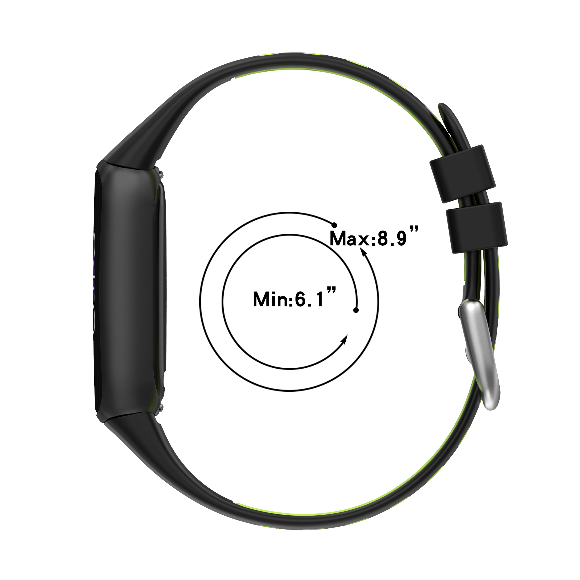 Bakeey-Double-Color-Pattern-Breathable-Sweatproof-Soft-Silicone-Watch-Band-Strap-Replacement-for-Fit-1886285-24