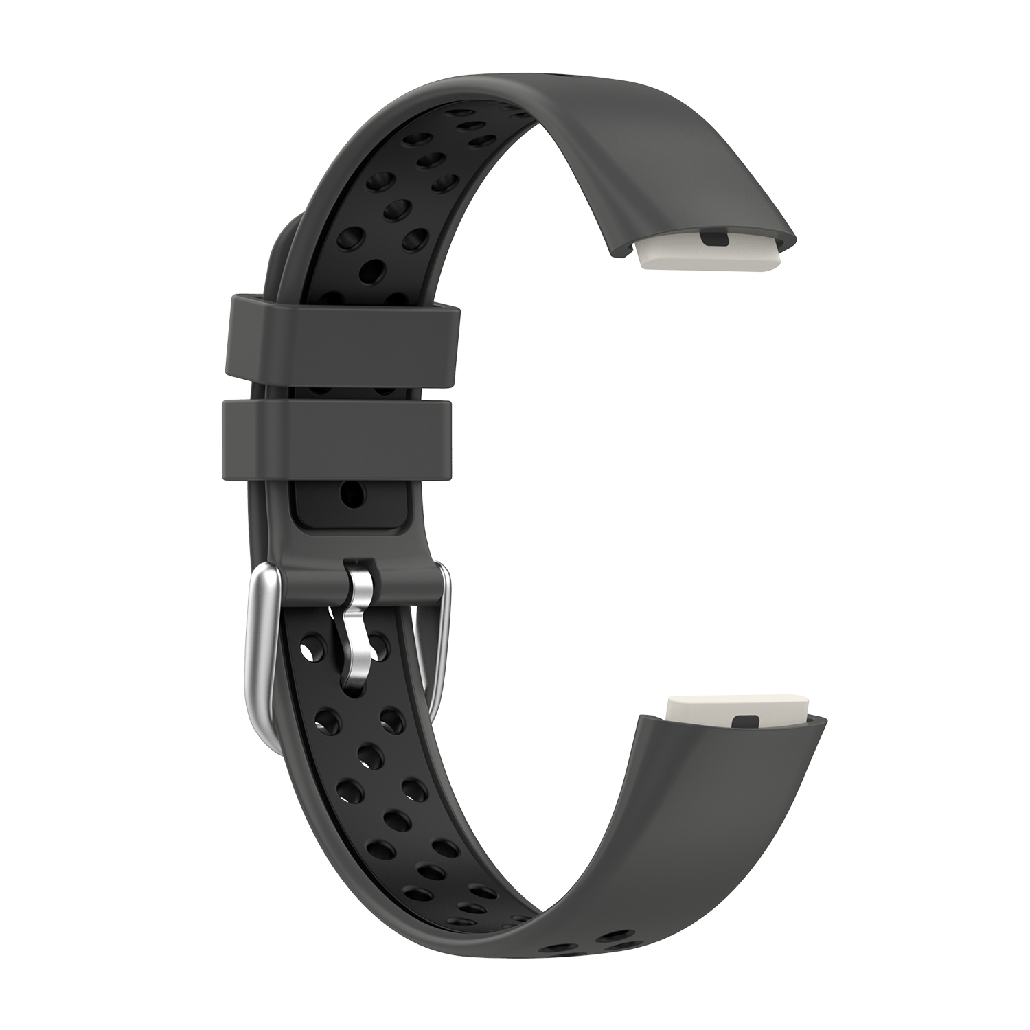 Bakeey-Double-Color-Pattern-Breathable-Sweatproof-Soft-Silicone-Watch-Band-Strap-Replacement-for-Fit-1886285-6