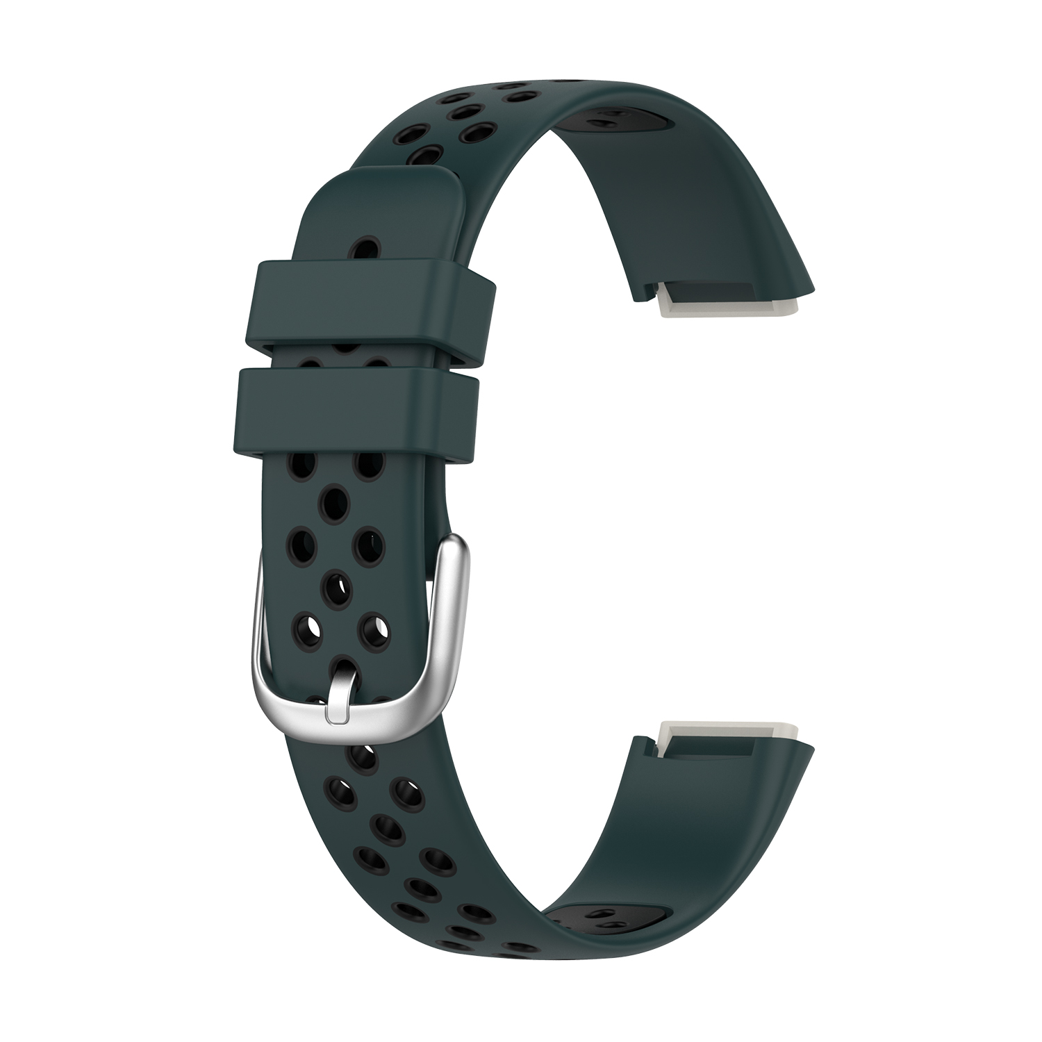Bakeey-Double-Color-Pattern-Breathable-Sweatproof-Soft-Silicone-Watch-Band-Strap-Replacement-for-Fit-1886285-7