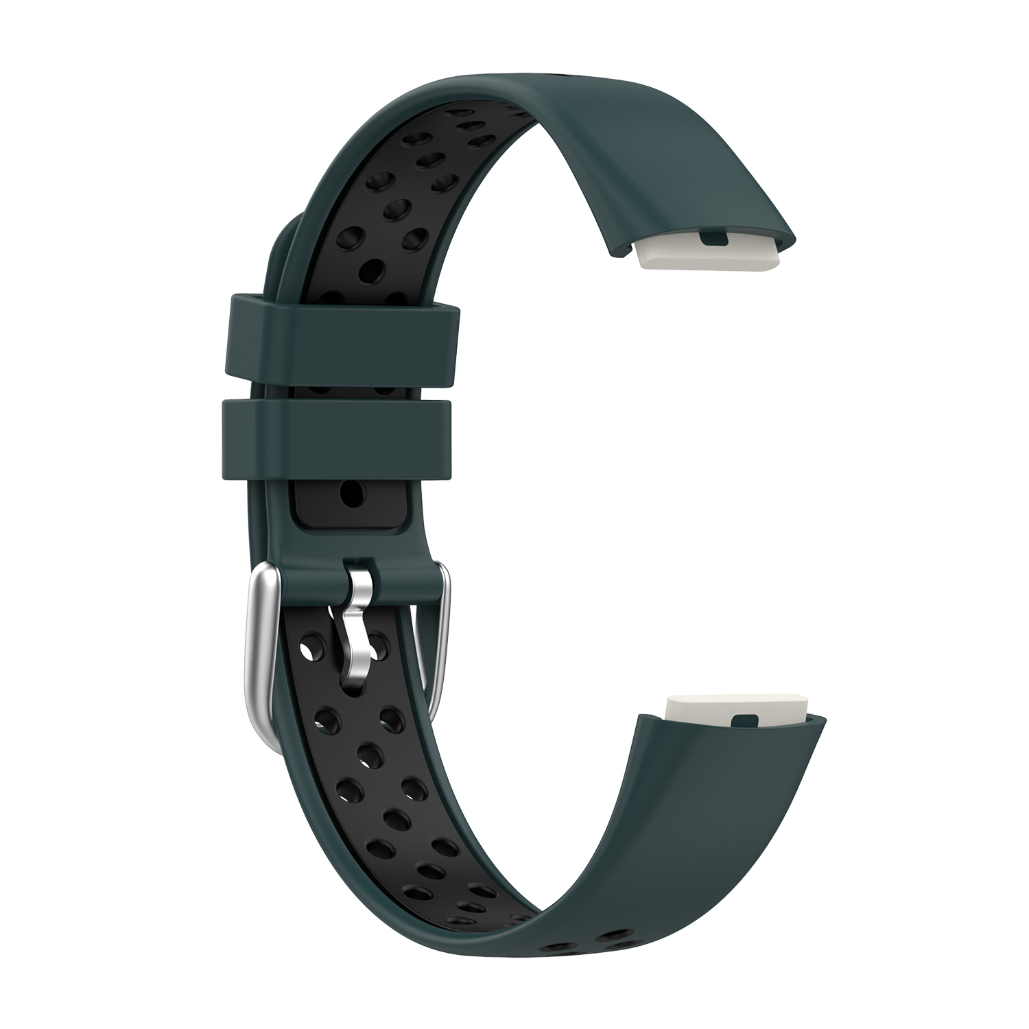 Bakeey-Double-Color-Pattern-Breathable-Sweatproof-Soft-Silicone-Watch-Band-Strap-Replacement-for-Fit-1886285-8