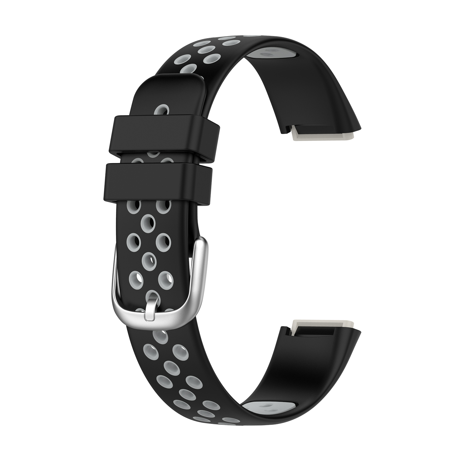 Bakeey-Double-Color-Pattern-Breathable-Sweatproof-Soft-Silicone-Watch-Band-Strap-Replacement-for-Fit-1886285-9