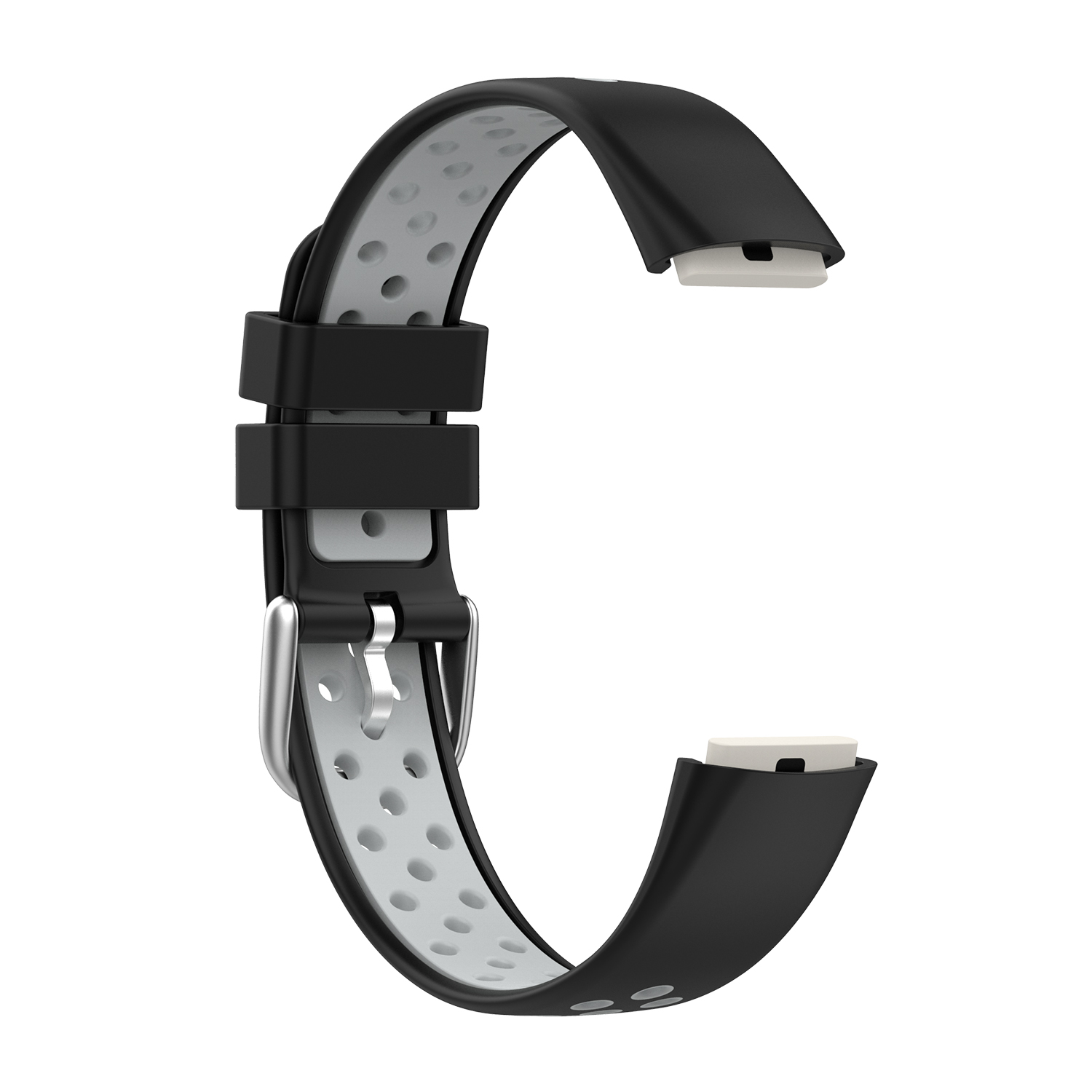 Bakeey-Double-Color-Pattern-Breathable-Sweatproof-Soft-Silicone-Watch-Band-Strap-Replacement-for-Fit-1886285-10