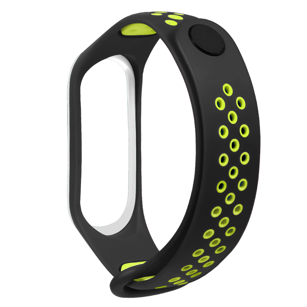 Bakeey-Double-Color-Silicone-Watch-Strap-for-Xiaomi-mi-band-5-Smart-Watch-Non-original-1700230-9