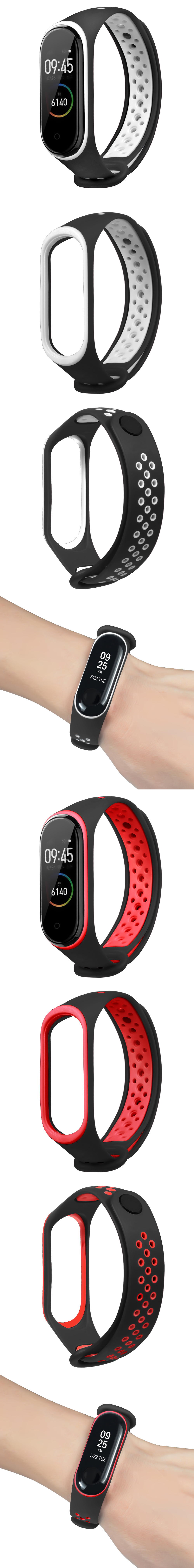 Bakeey-Double-Color-TPE-Watch-Band-Watch-Strap-Replacement-for-Xiaomi-Miband-4-Non-original-1509051-2
