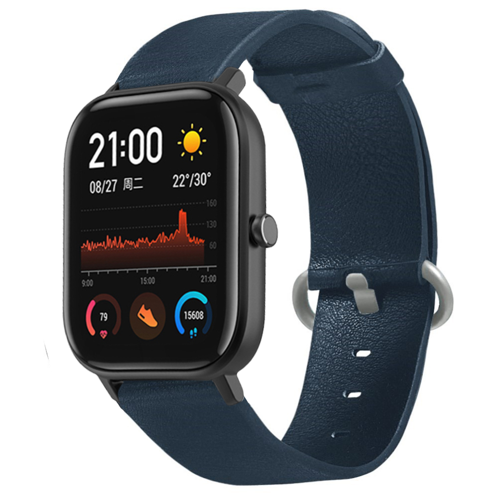 Bakeey-Double-sided-color-Leather-Watch-Band-for-Amazfit-GTS-Smart-Watch-1568881-7
