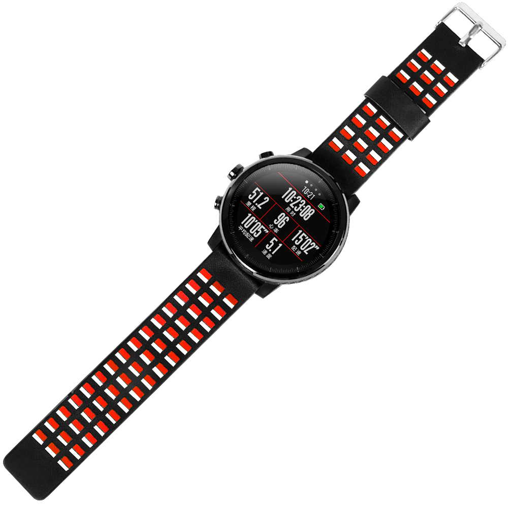 Bakeey-Dual-Color-Genuine-Leather-Watch-Band-for-Xiaomi-Amazfit-Huami-Strato-Sports-Smart-Watch-2-No-1372430-2