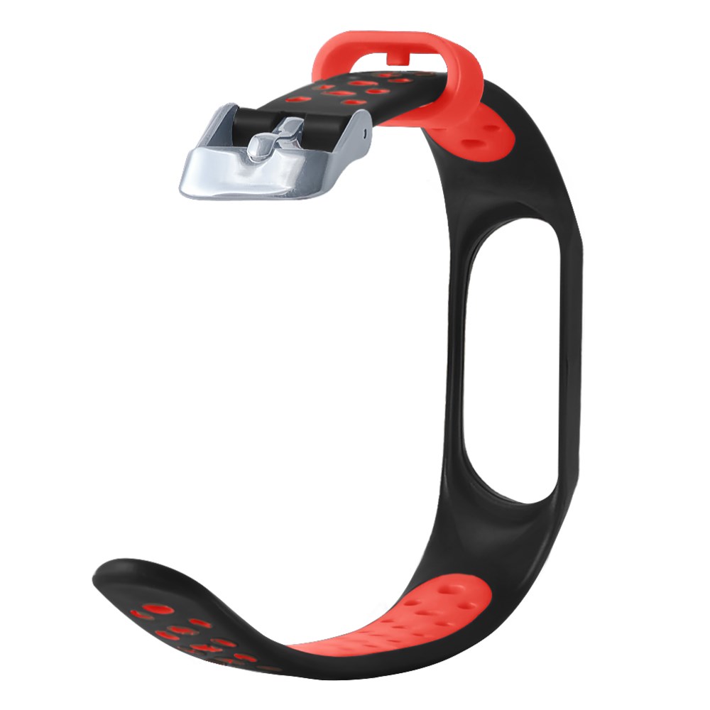 Bakeey-Dual-Color-Metal-Buckle-Replacement-Silicone-Watch-Band-for-Xiaomi-Band-43-Smart-Watch--Non-o-1514995-4