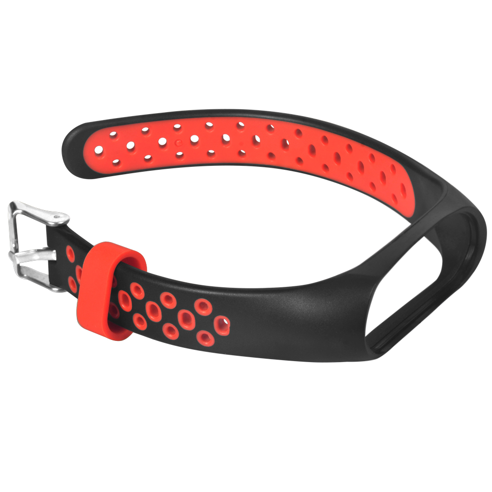 Bakeey-Dual-Color-Metal-Buckle-Replacement-Silicone-Watch-Band-for-Xiaomi-Band-43-Smart-Watch--Non-o-1514995-5