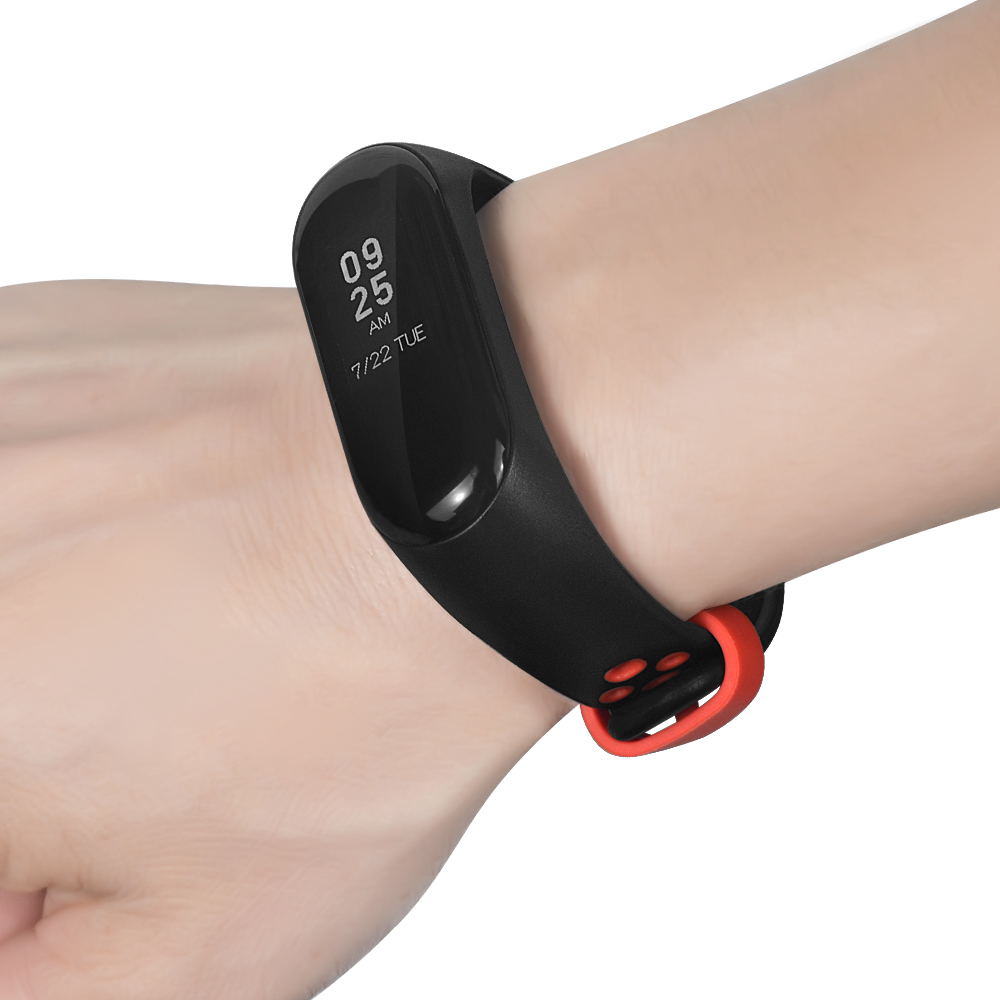 Bakeey-Dual-Color-Metal-Buckle-Replacement-Silicone-Watch-Band-for-Xiaomi-Band-43-Smart-Watch--Non-o-1514995-8