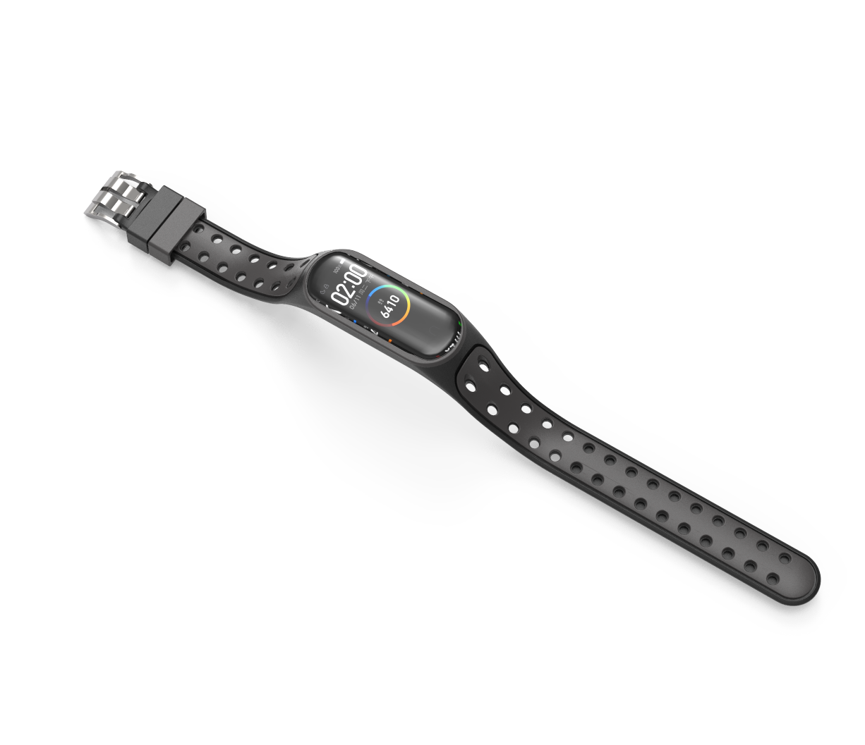 Bakeey-Dual-Color-Silicone-Watch-Band-Watch-Strap-Replacement-for-Xiaomi-Miband-5-Non-original-1712528-12
