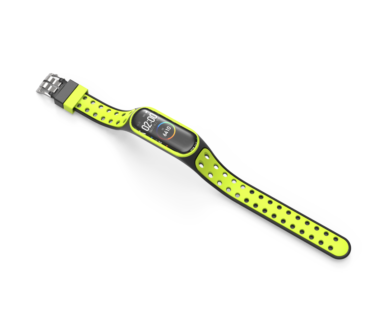 Bakeey-Dual-Color-Silicone-Watch-Band-Watch-Strap-Replacement-for-Xiaomi-Miband-5-Non-original-1712528-16