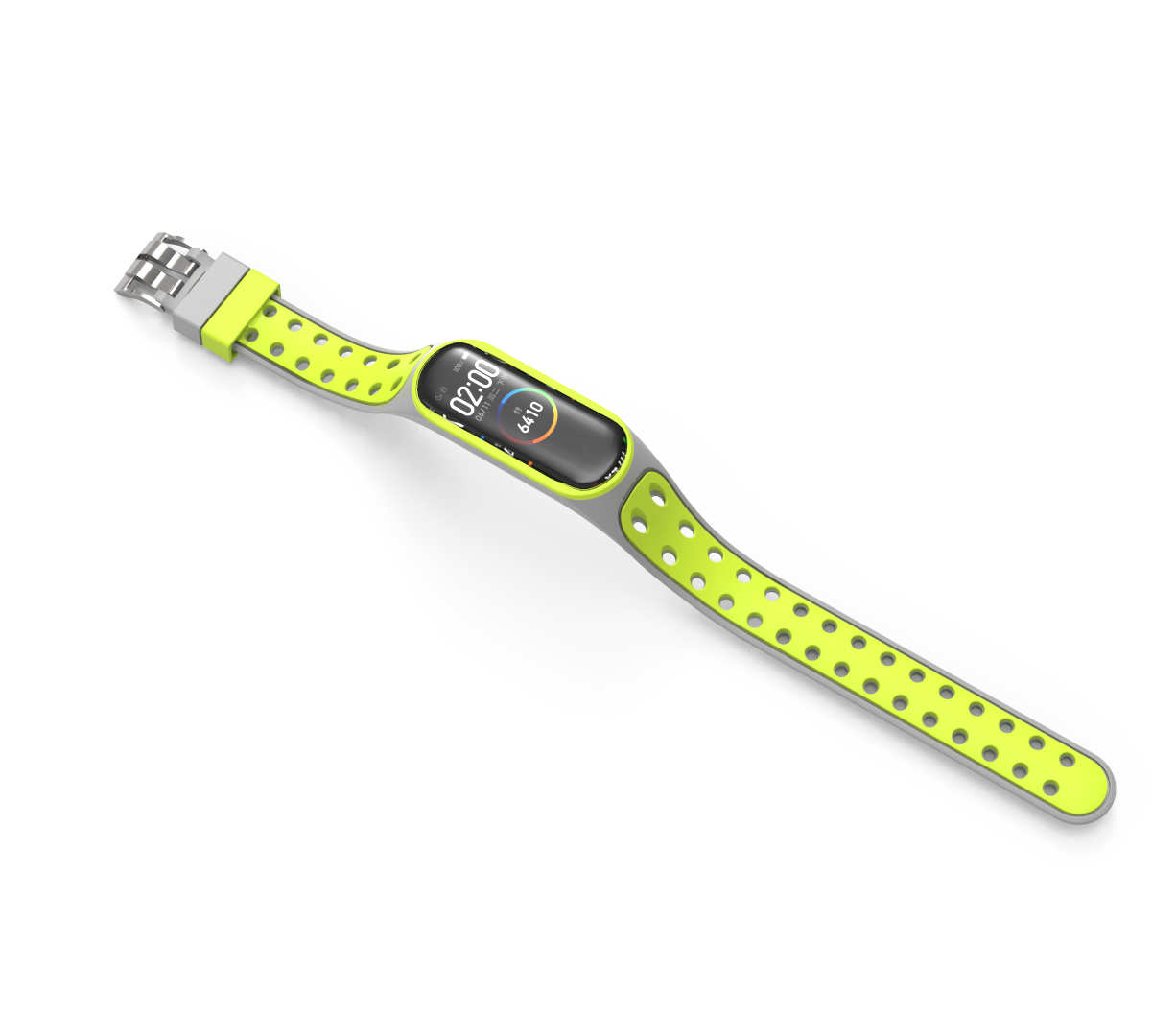 Bakeey-Dual-Color-Silicone-Watch-Band-Watch-Strap-Replacement-for-Xiaomi-Miband-5-Non-original-1712528-17