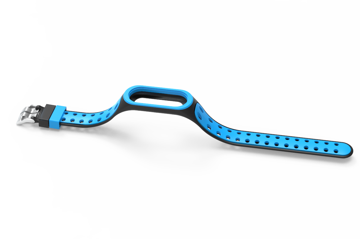 Bakeey-Dual-Color-Silicone-Watch-Band-Watch-Strap-Replacement-for-Xiaomi-Miband-5-Non-original-1712528-20