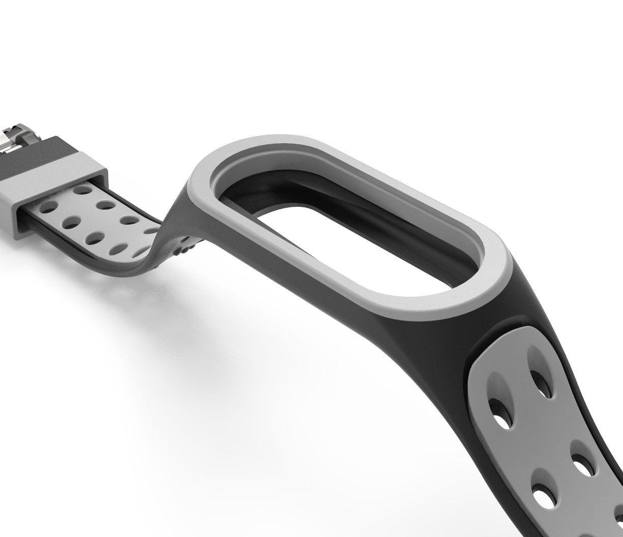 Bakeey-Dual-Color-Silicone-Watch-Band-Watch-Strap-Replacement-for-Xiaomi-Miband-5-Non-original-1712528-21