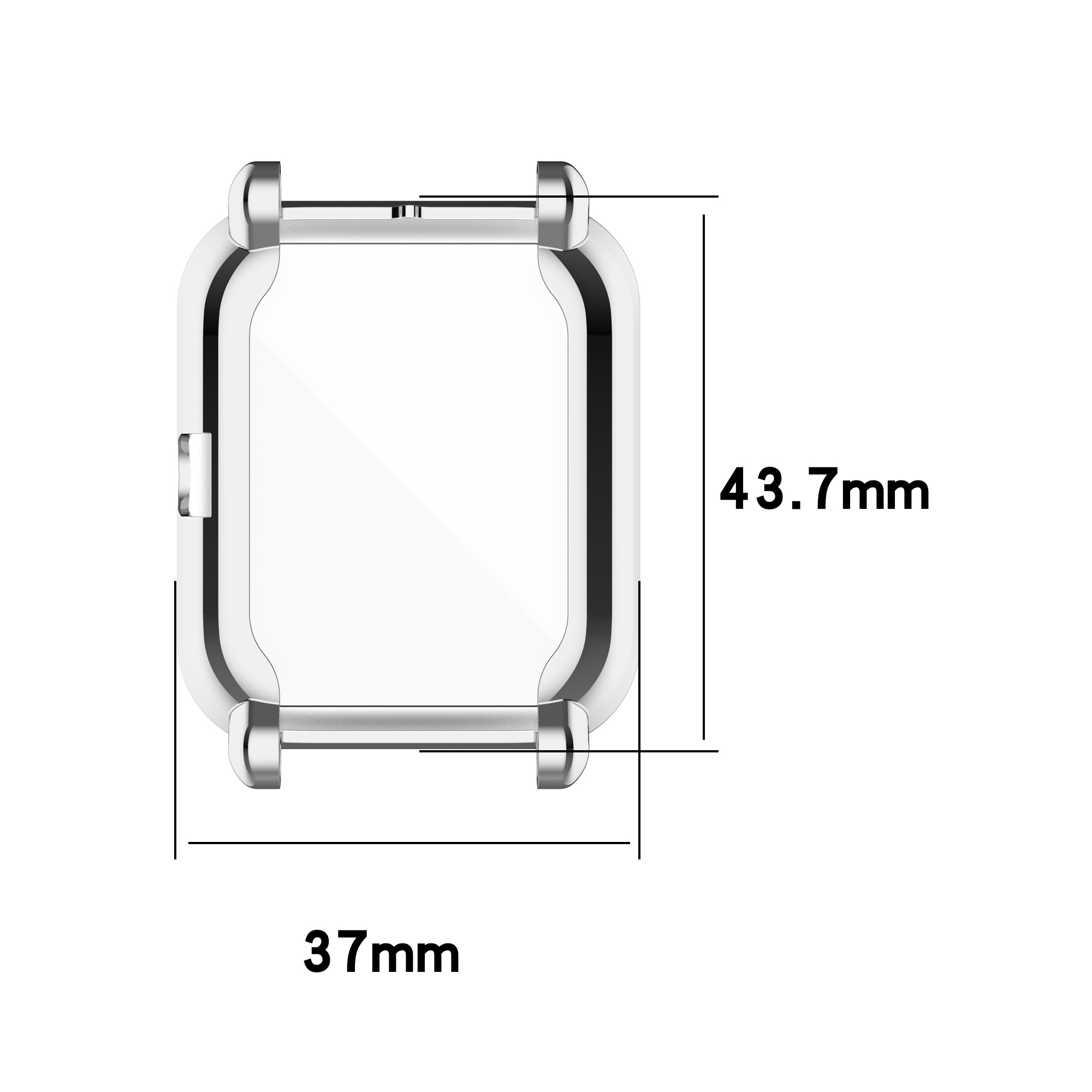 Bakeey-Electroplating-All-inclusive-TPU-Watch-Case-Cover-Watch-Protector-for-Amazfit-bipbip-lite-1777400-3