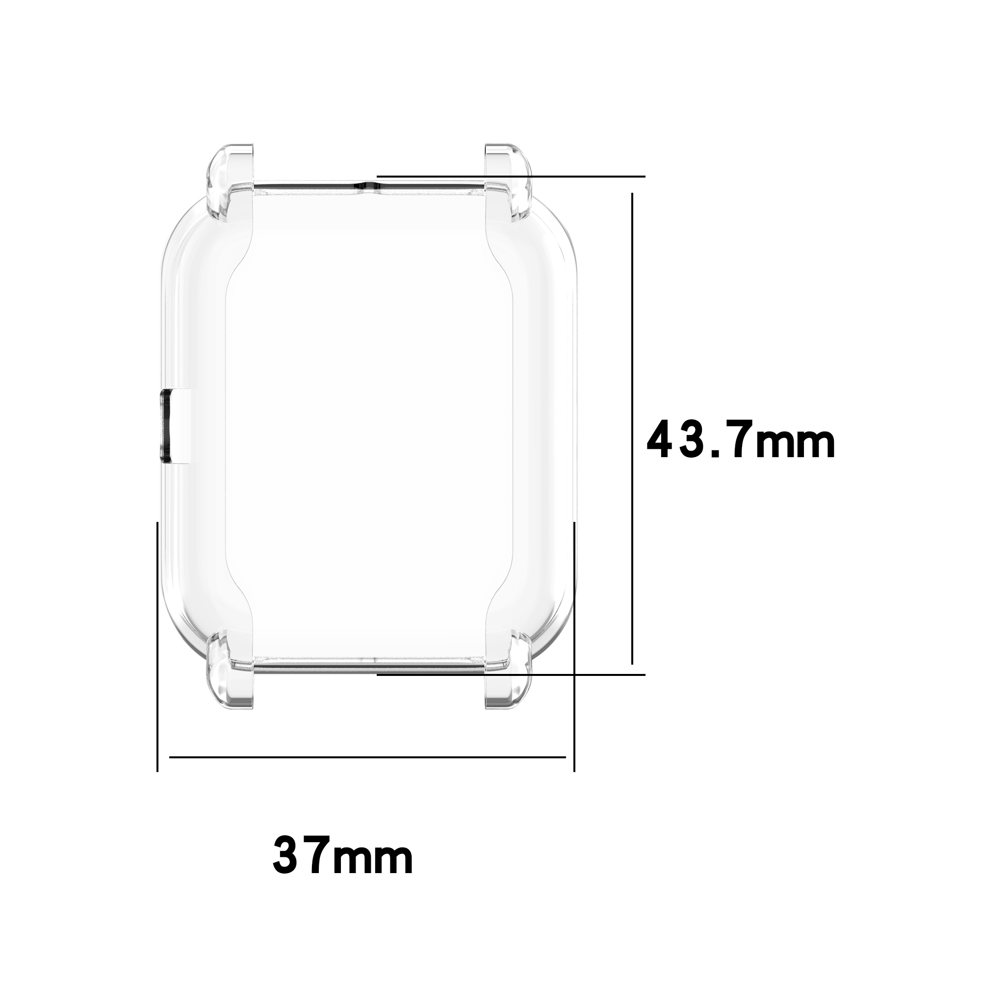 Bakeey-Electroplating-All-inclusive-TPU-Watch-Case-Cover-Watch-Protector-for-Amazfit-bipbip-lite-1777400-4