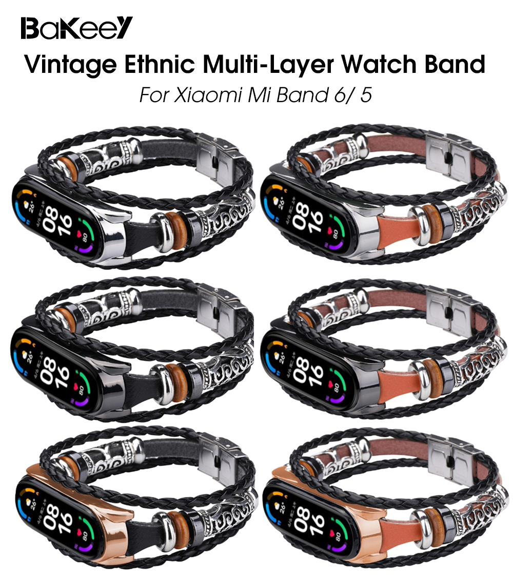 Bakeey-Ethnic-Multi-Layer-Beads-Bracelet-DIY-Adjustable-Length-Watch-Band-Strap-Replacement-for-Xiao-1834483-1