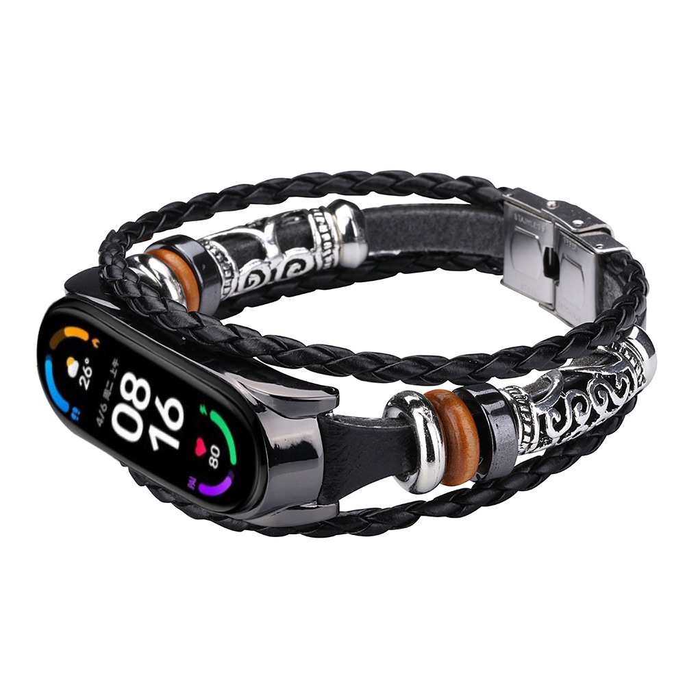 Bakeey-Ethnic-Multi-Layer-Beads-Bracelet-DIY-Adjustable-Length-Watch-Band-Strap-Replacement-for-Xiao-1834483-2