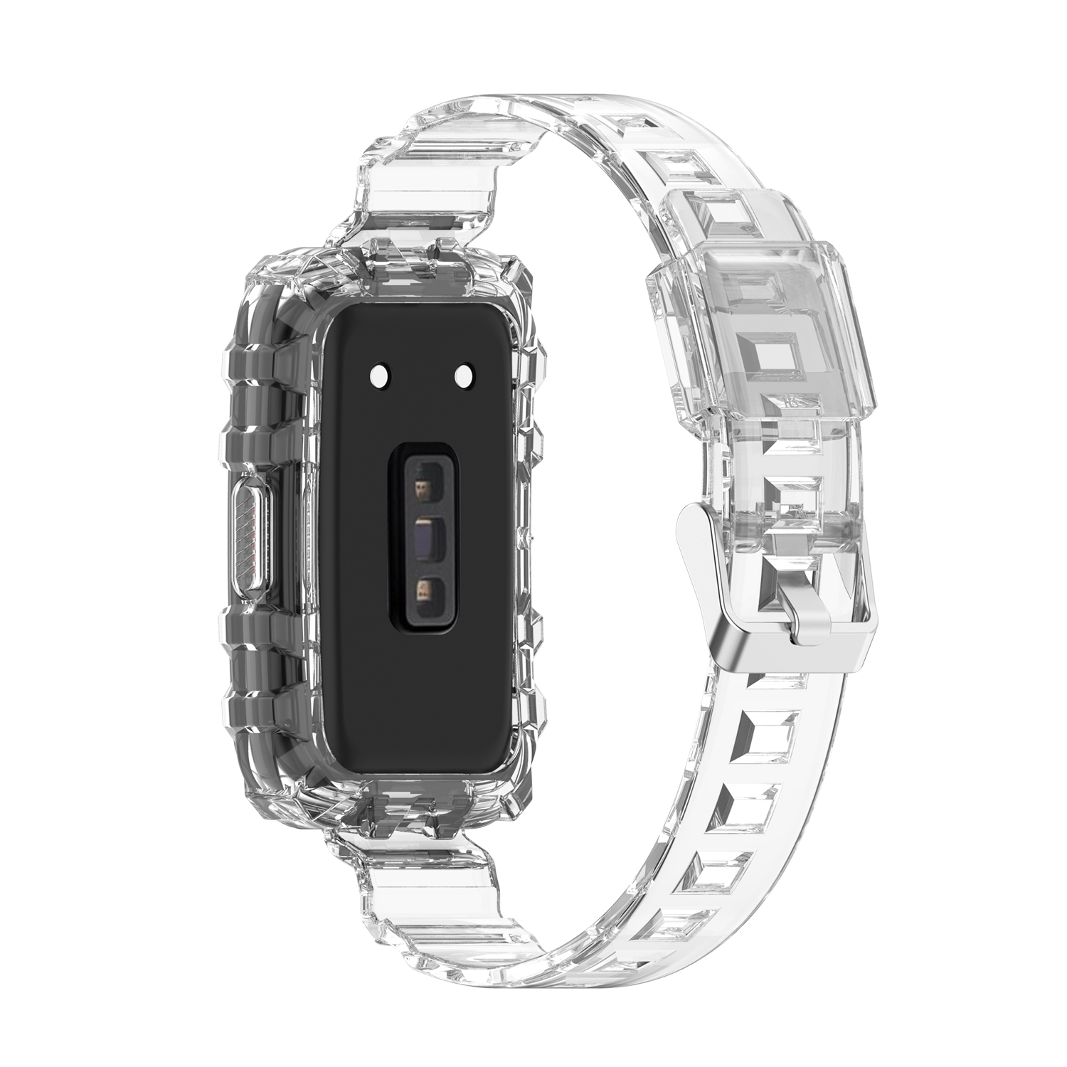 Bakeey-Fashion-Comfortable-Translucent-Soft-TPU-Watch-Band-Strap-Replacement-for-Huawei-Band-6-Honor-1878295-14