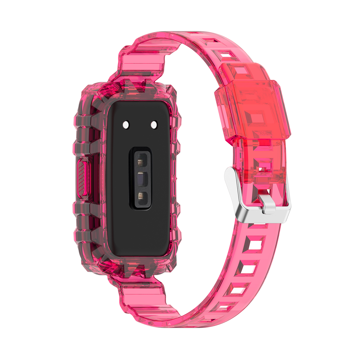 Bakeey-Fashion-Comfortable-Translucent-Soft-TPU-Watch-Band-Strap-Replacement-for-Huawei-Band-6-Honor-1878295-17