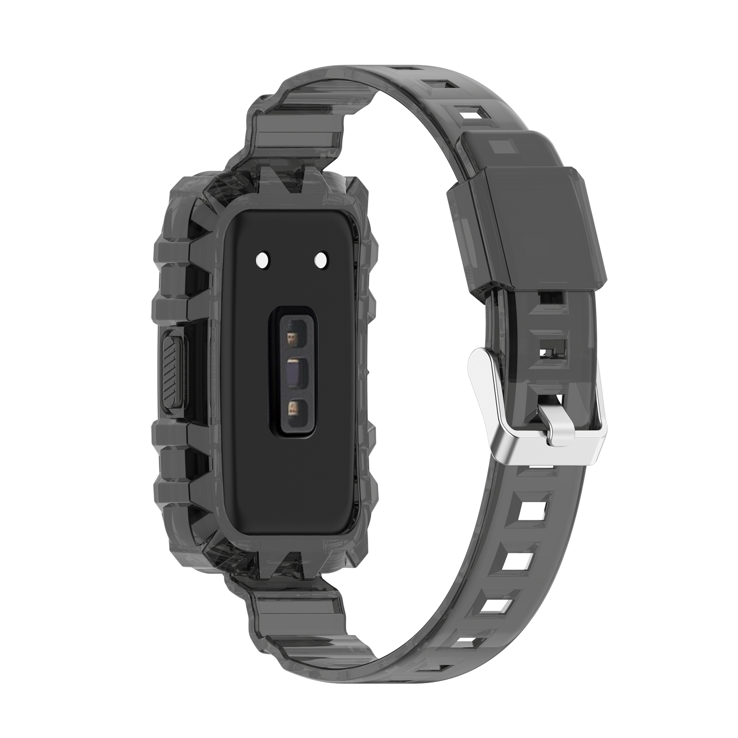 Bakeey-Fashion-Comfortable-Translucent-Soft-TPU-Watch-Band-Strap-Replacement-for-Huawei-Band-6-Honor-1878295-4