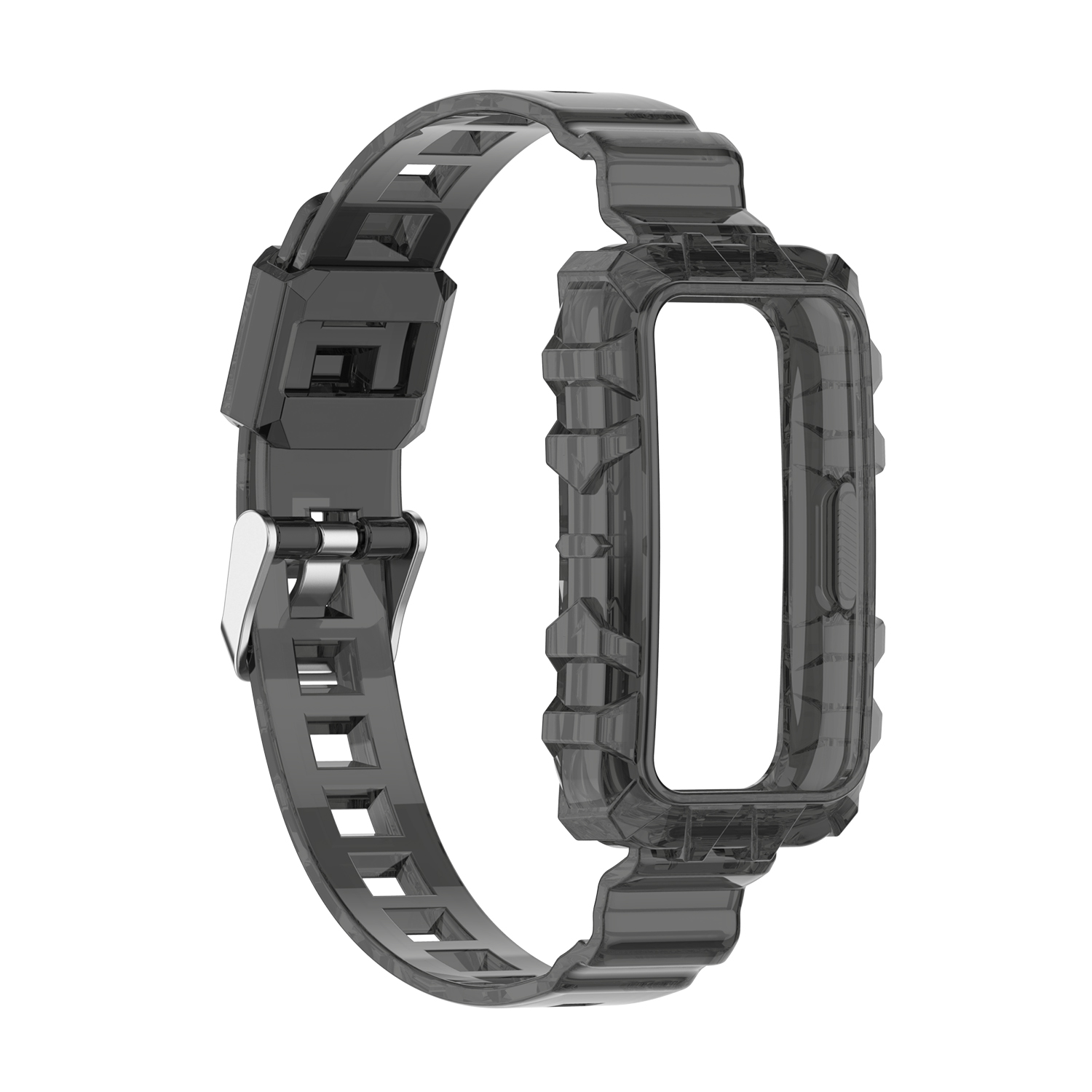 Bakeey-Fashion-Comfortable-Translucent-Soft-TPU-Watch-Band-Strap-Replacement-for-Huawei-Band-6-Honor-1878295-5
