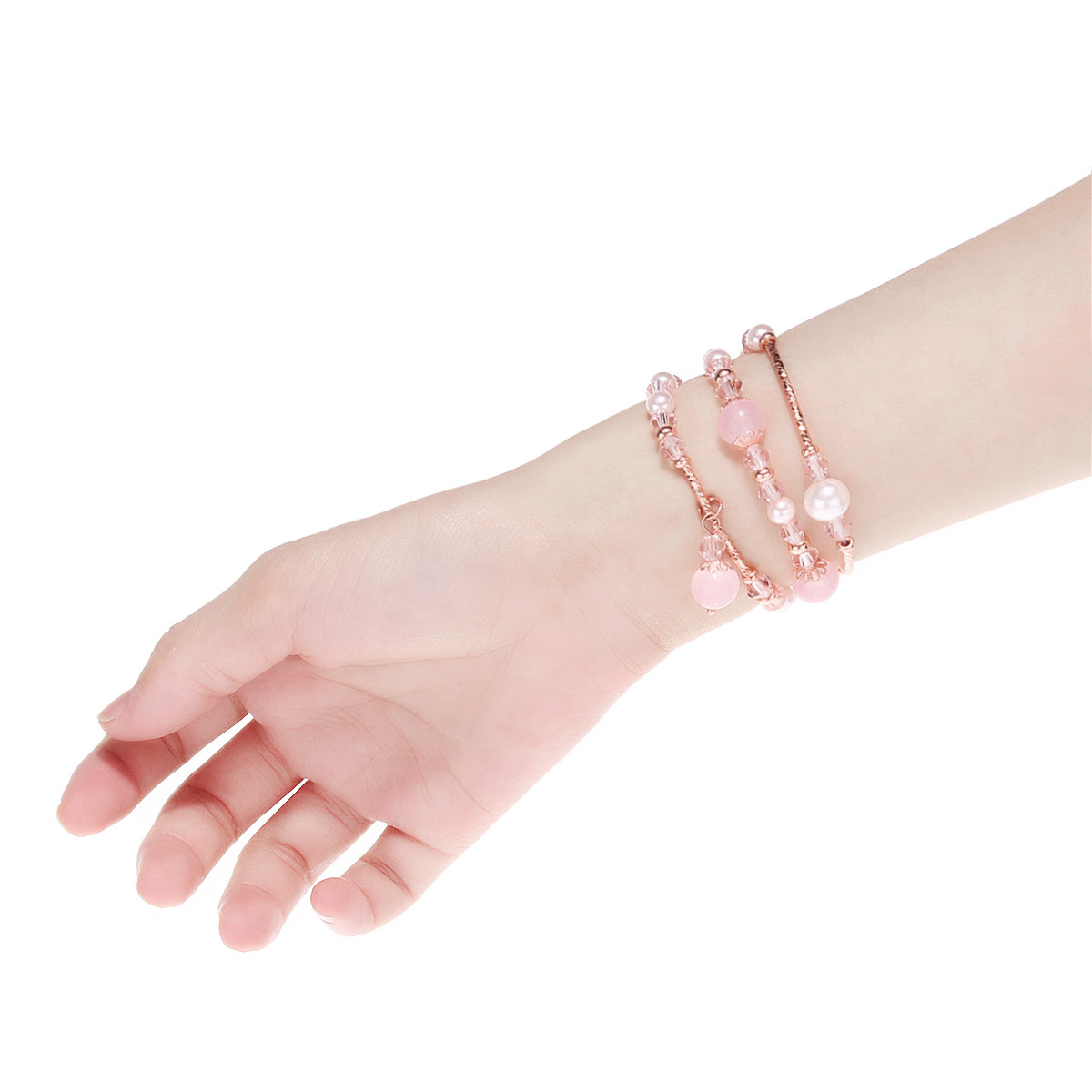 Bakeey-Fashion-Large-and-Small-Size-Sports-Beaded-Smart-Bracelet-Watch-Band-For-Fitbit-Versa-1342776-9