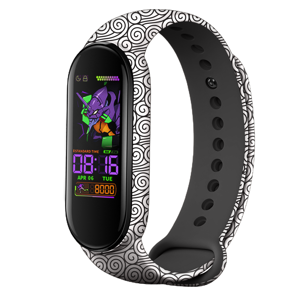Bakeey-Fashion-Pattern-Watch-Band-Watch-Strap-Replacement-for-Xiaomi-Miband-5-Mi-Band-5-Non-original-1703485-5