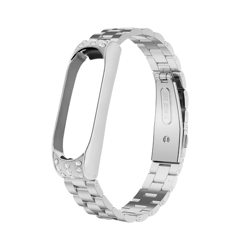 Bakeey-Full-Steel-Watch-Band-Watch-Strap-Replacement-for-Xiaomi-Miband-3-Miband-4-Non-original-1621473-3