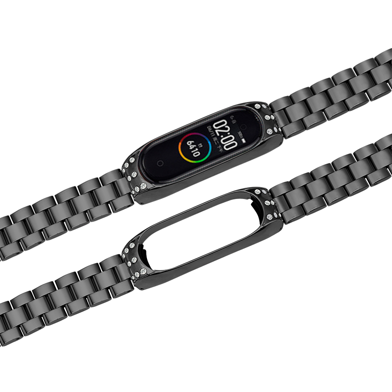 Bakeey-Full-Steel-Watch-Band-Watch-Strap-Replacement-for-Xiaomi-Miband-3-Miband-4-Non-original-1621473-7