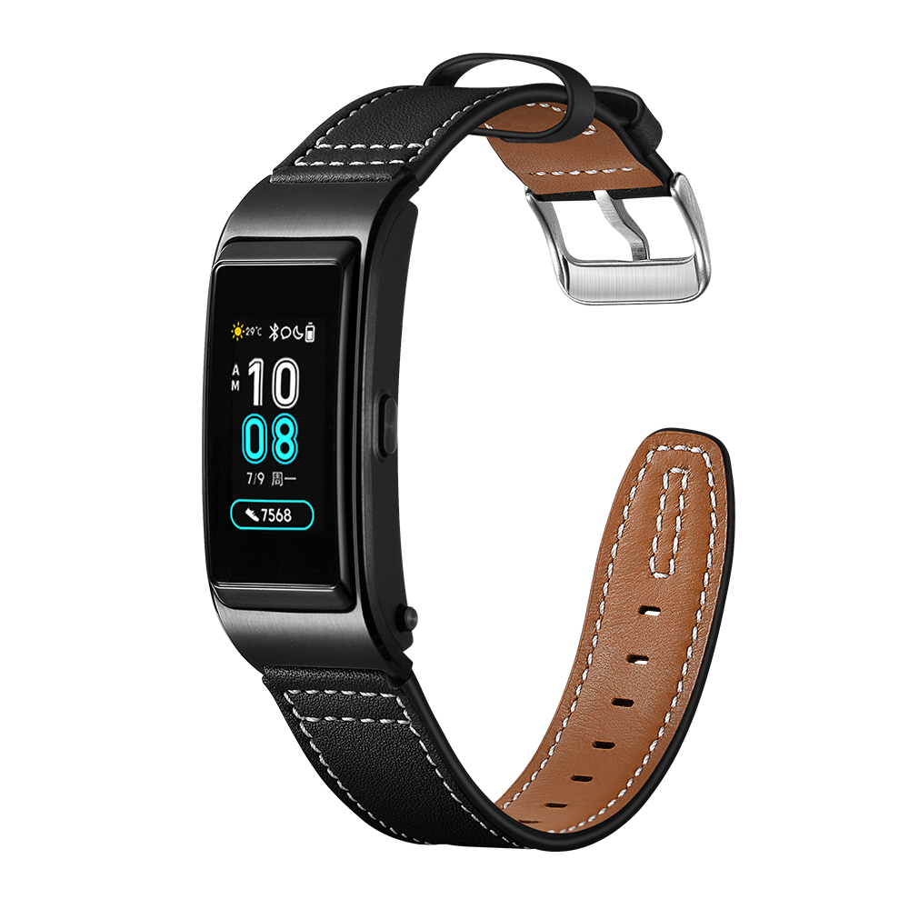 Bakeey-Genuine-Leather-Watch-Strap-Smart-Watch-Band-for-Huawei-B5-Smart-Watch-1443575-2