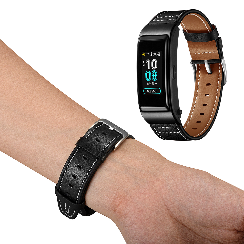 Bakeey-Genuine-Leather-Watch-Strap-Smart-Watch-Band-for-Huawei-B5-Smart-Watch-1443575-3