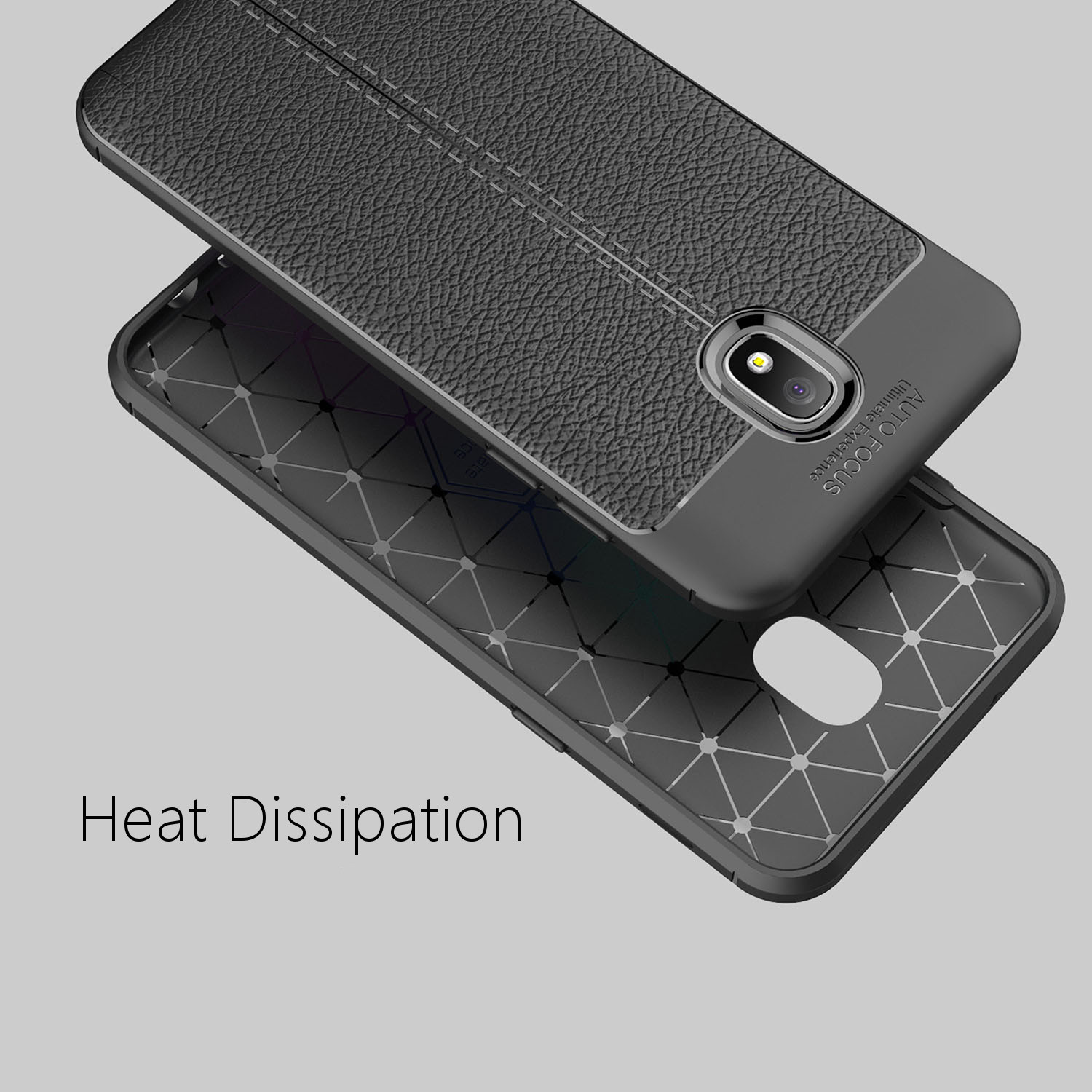 Bakeey-Litchi-Leather-Soft-TPU-Protective-Case-for-Samsung-Galaxy-J3-2018-US-Version-1312927-3