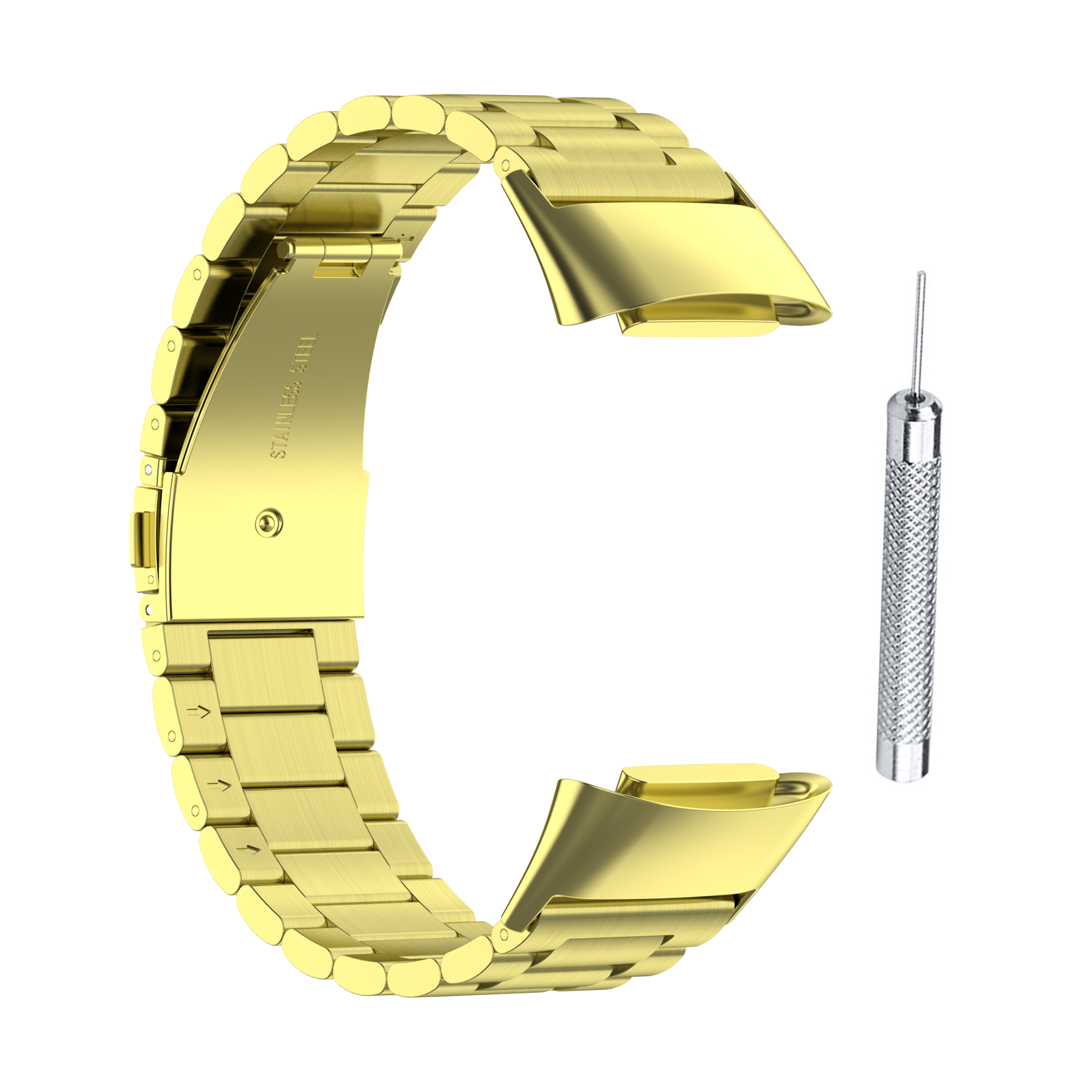 Bakeey-Luxury-Business-Stainless-Steel-Watch-Band-Strap-Replacement-for-Fitbit-Charge-5-1905463-13