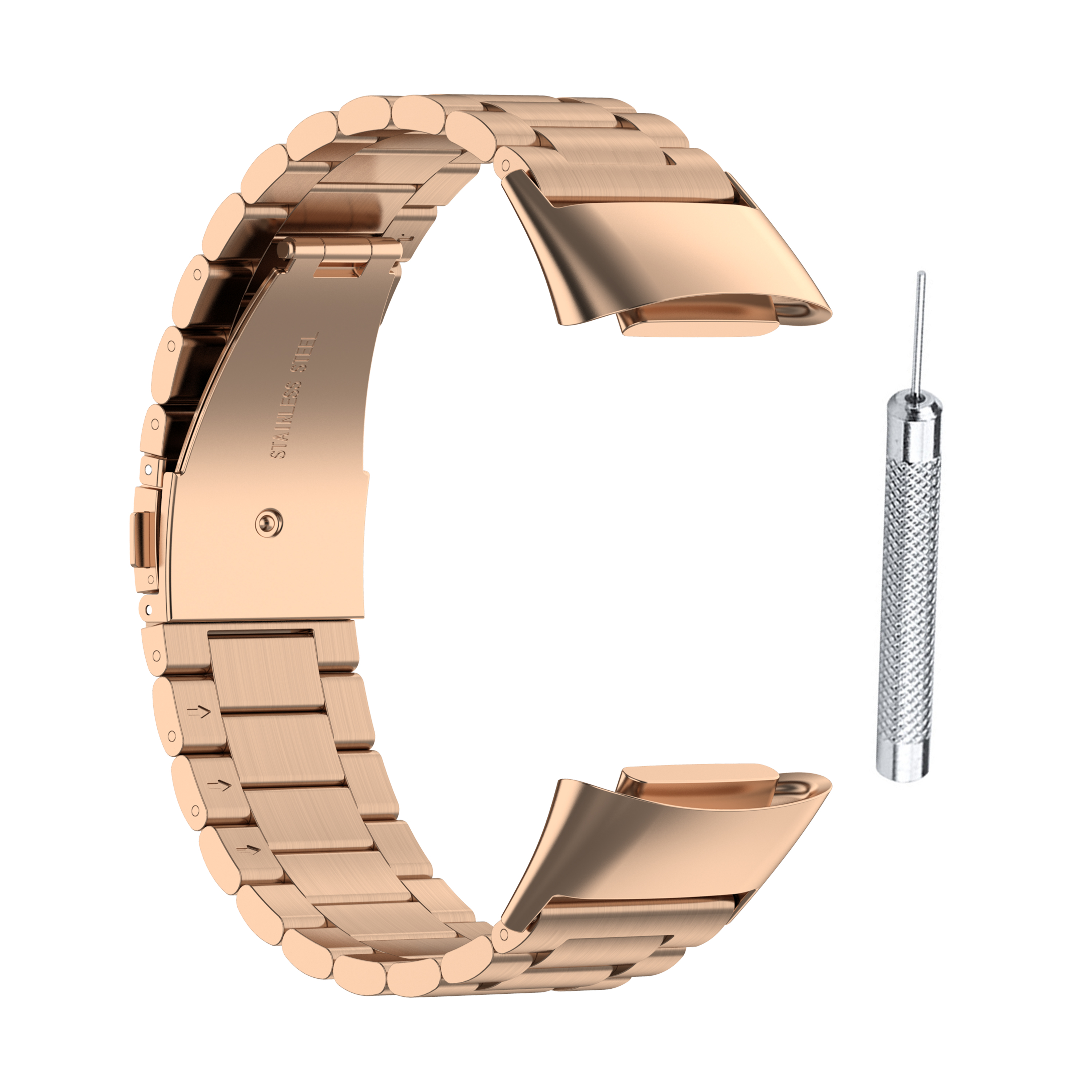 Bakeey-Luxury-Business-Stainless-Steel-Watch-Band-Strap-Replacement-for-Fitbit-Charge-5-1905463-16