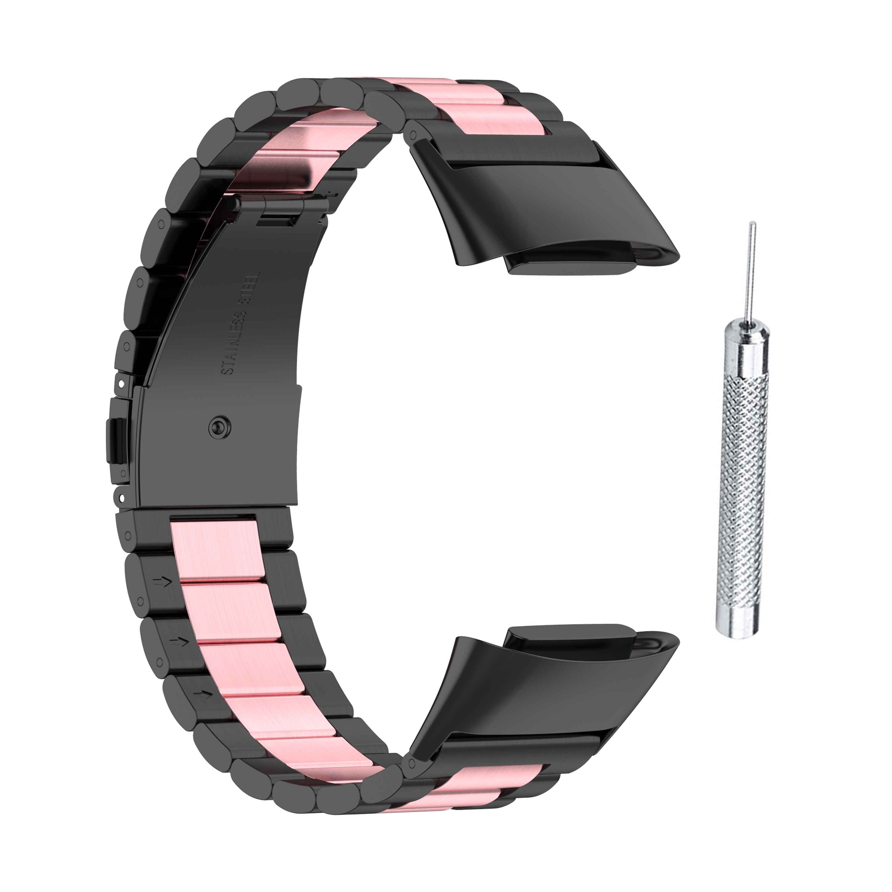 Bakeey-Luxury-Business-Stainless-Steel-Watch-Band-Strap-Replacement-for-Fitbit-Charge-5-1905463-27
