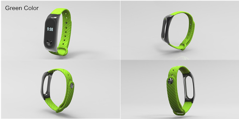 Bakeey-Metal-Carbon-Fiber-Replacement-Wrist-Strap-Wristband-Bracelet-for-Xiaomi-Miband-2-1327390-12
