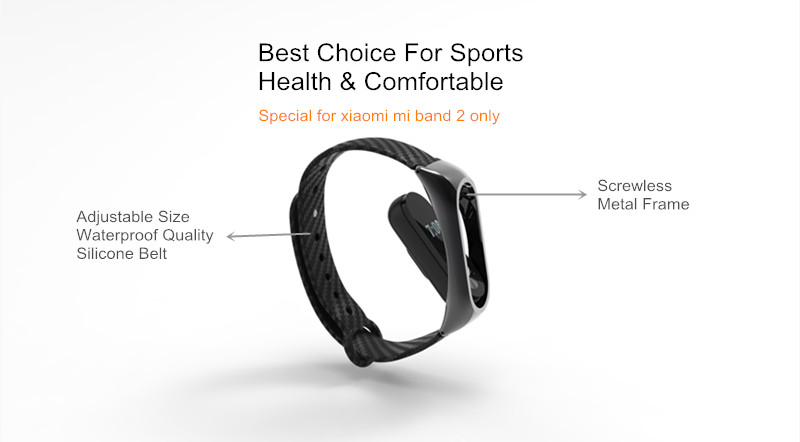 Bakeey-Metal-Carbon-Fiber-Replacement-Wrist-Strap-Wristband-Bracelet-for-Xiaomi-Miband-2-1327390-5