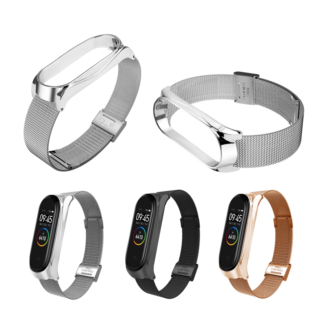 Bakeey-Metal-Watch-Band-Milan-Stainless-Steel-Watch-Strap-for-Xiaomi-Mi-band-4-Smart-Watch-Non-origi-1519089-1